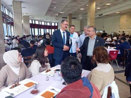 Rektör Yardımcımız Prof.Dr. Emrullah EKEN'in Öğrenci Yemekhanesi Ziyareti...